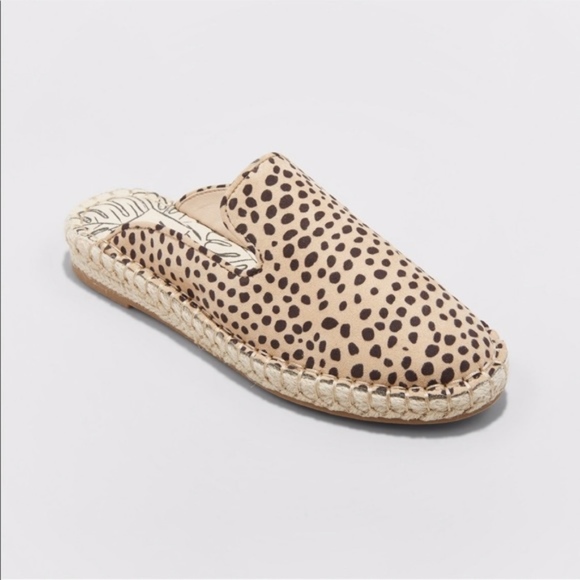 dolce vita leopard print mules